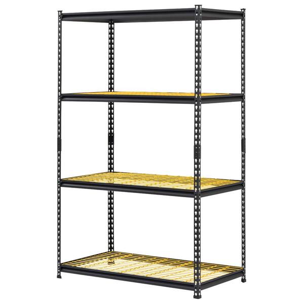 https://images.thdstatic.com/productImages/244d5b42-082c-4550-b7c8-3cabd6407df1/svn/black-yellow-muscle-rack-freestanding-shelving-units-ur442472yw4-64_600.jpg