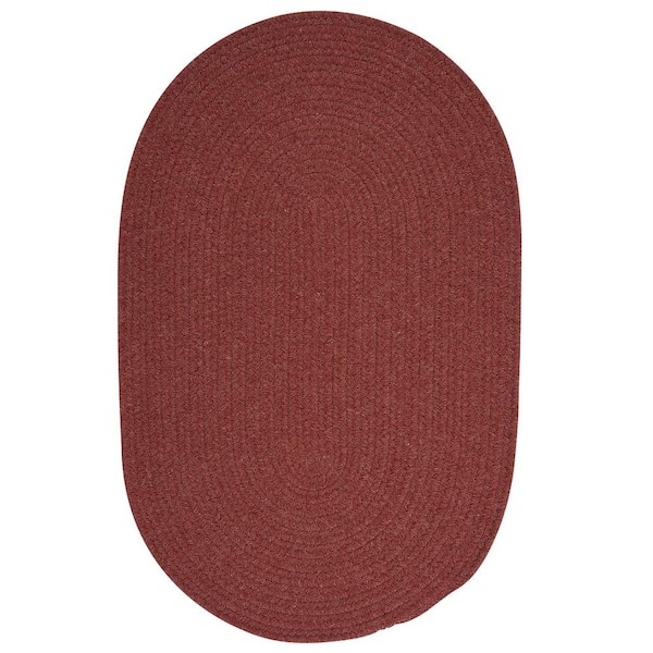 Home Decorators Collection Edward Rosewood 2 ft. x 8 ft. Braided Runner Rug