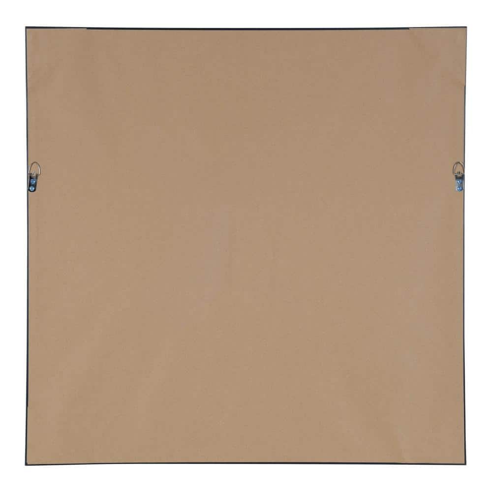 Calter Square Black Framed Full-Length Dresser Mirror, 29.5"