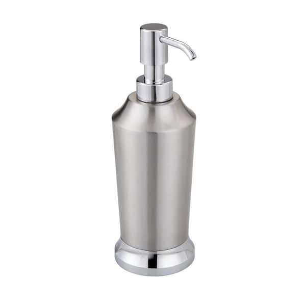 iDesign Soap Pump Brushed/Chrome Split Finish