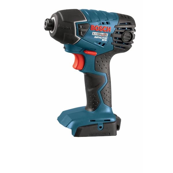 Bosch 18 Volt Lithium-Ion Cordless Electric 1/4 in. Impact Driver with Insert Tray (Tool-Only)