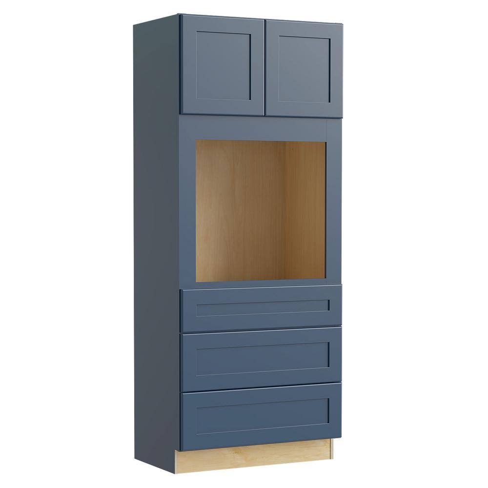 Home Decorators Collection Newport Blue Painted Plywood Shaker ...