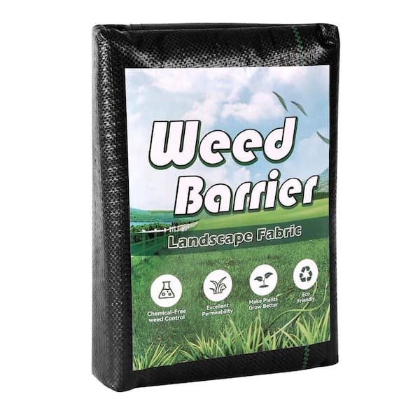 Heavy Duty 3FTx50FT Weed Barrier Landscape Fabric for Gardening Driveway Geotextile Soil Stabilization Erosion Control