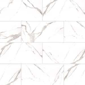 Ader Tegal 24 in. x 48 in. Polished Porcelain Marble Look Floor and Wall Tile (112 sq. ft./Pallet)