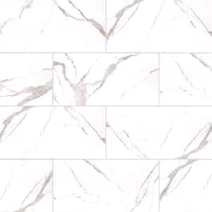 Ader Tegel White 24 in. x 48 in. Polished Porcelain Floor and Wall Tile (16 sq. ft./Case)