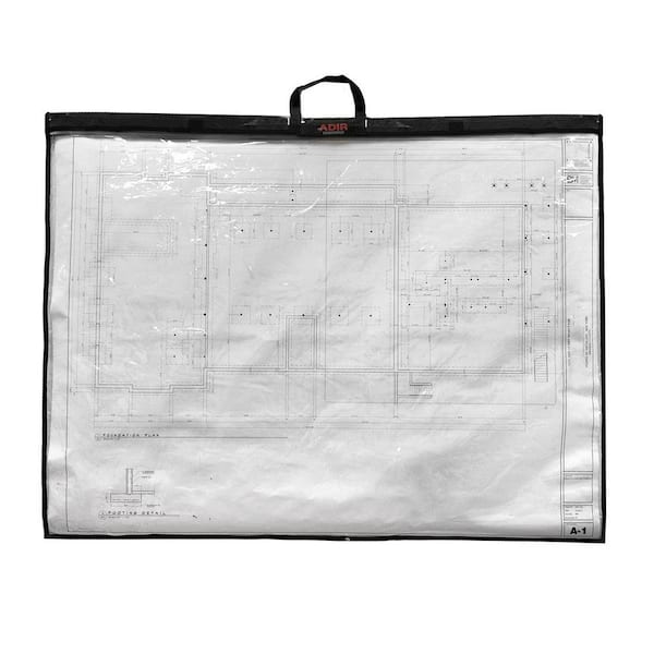 24 in. x 36 in. Large Document Protection Blueprint Plan Holder (2-Pack)