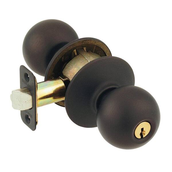 Schlage Orbit Keyed Entry Knob Oil Rubbed Bronze-DISCONTINUED