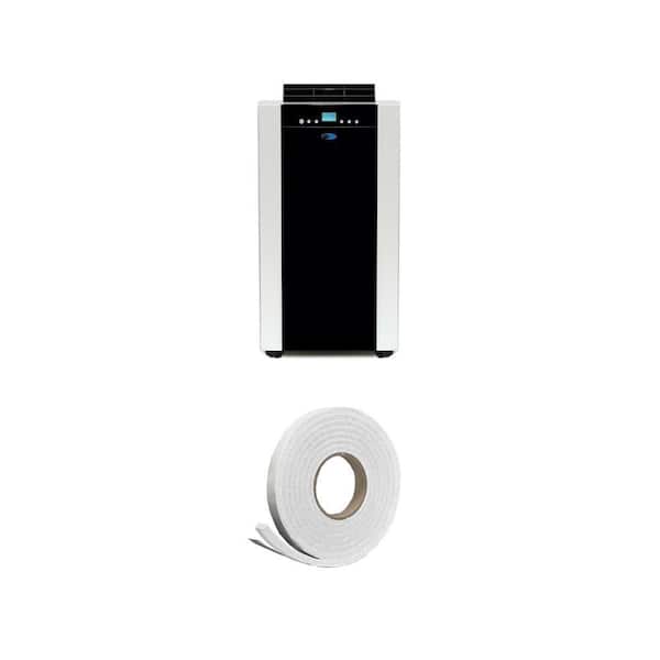 9,500 BTU Portable Air Conditioner and 3/4 in. x 7/16 in. x 10 ft. Weatherstrip Tape