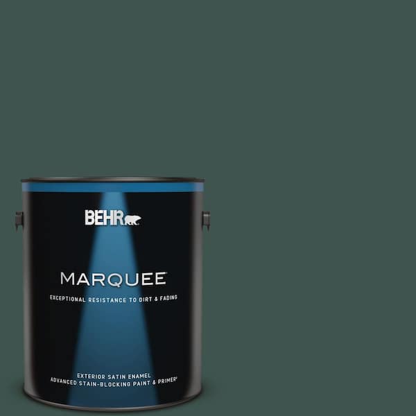 BEHR MARQUEE 1 gal. #480F-7 Sycamore Tree Satin Enamel Exterior Paint & Primer