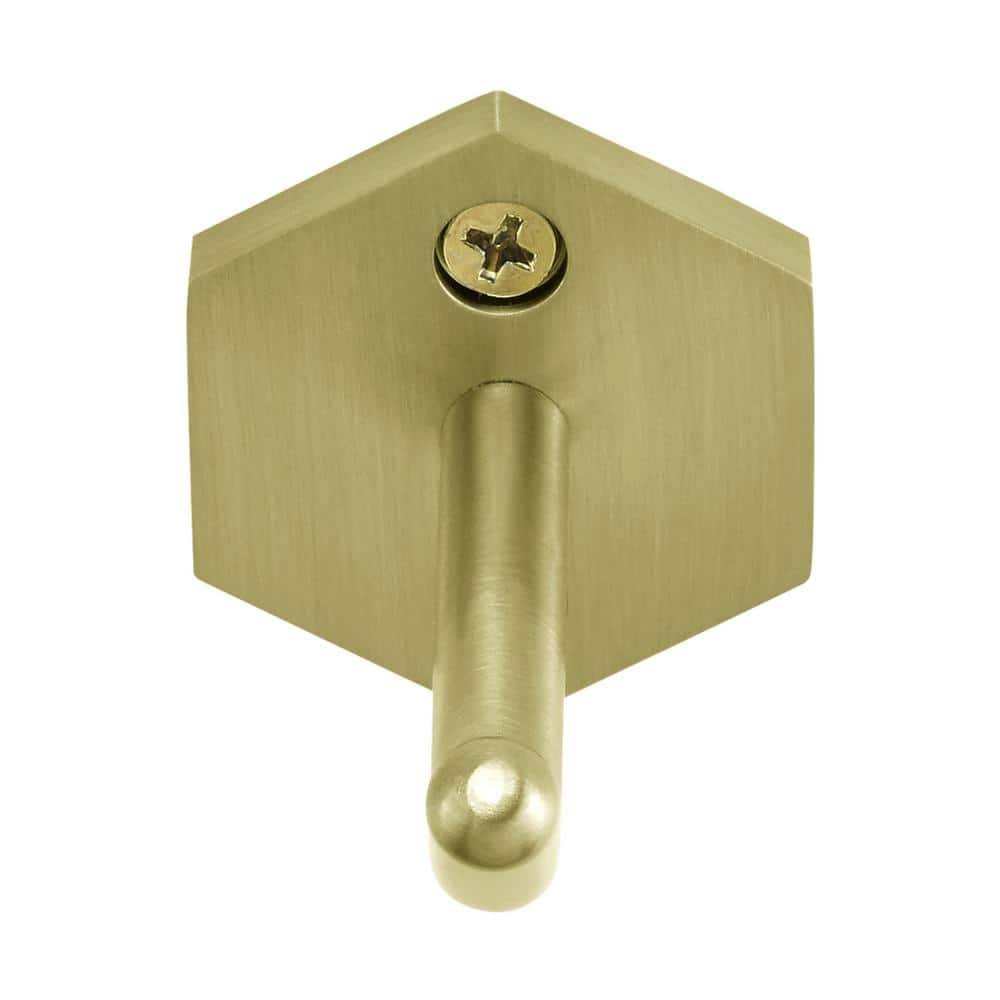 Brushed Gold Solid Brass Wall Mount Robe Hook