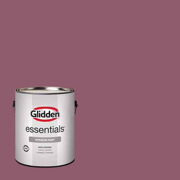 Glidden Essentials 1 gal. PPG1049-6 Cabernet Eggshell Interior Paint