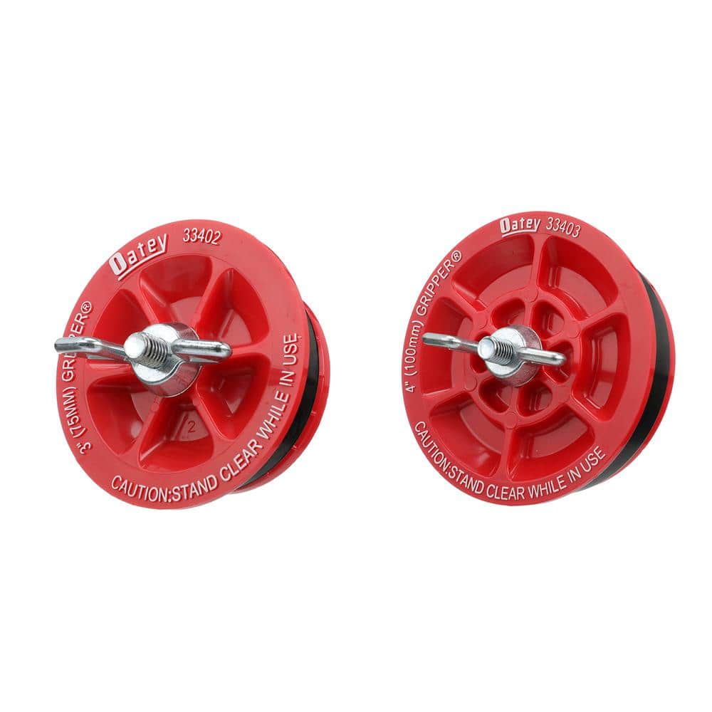 Gripper 3 in. and 4 in. Plastic Mechanical Test Plug Combo Pack price history on PriceWatchPro