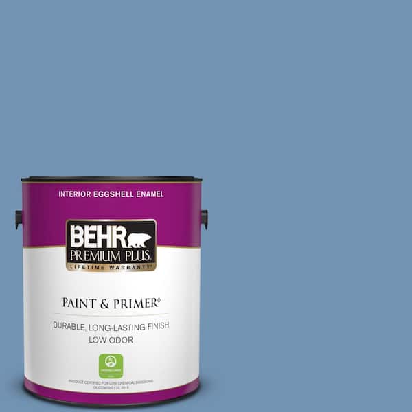 BEHR PREMIUM PLUS 1 gal. #T13-5 Belladonna Eggshell Enamel Low Odor Interior Paint & Primer