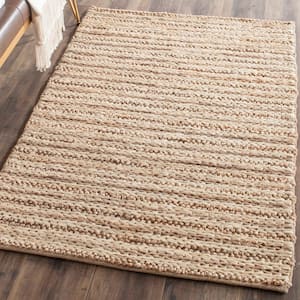 Natural Fiber Beige Doormat 3 ft. x 5 ft. Solid Area Rug