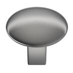 Riva 1-1/4 in. (32 mm) Dia Polished Chrome Round Cabinet Knob