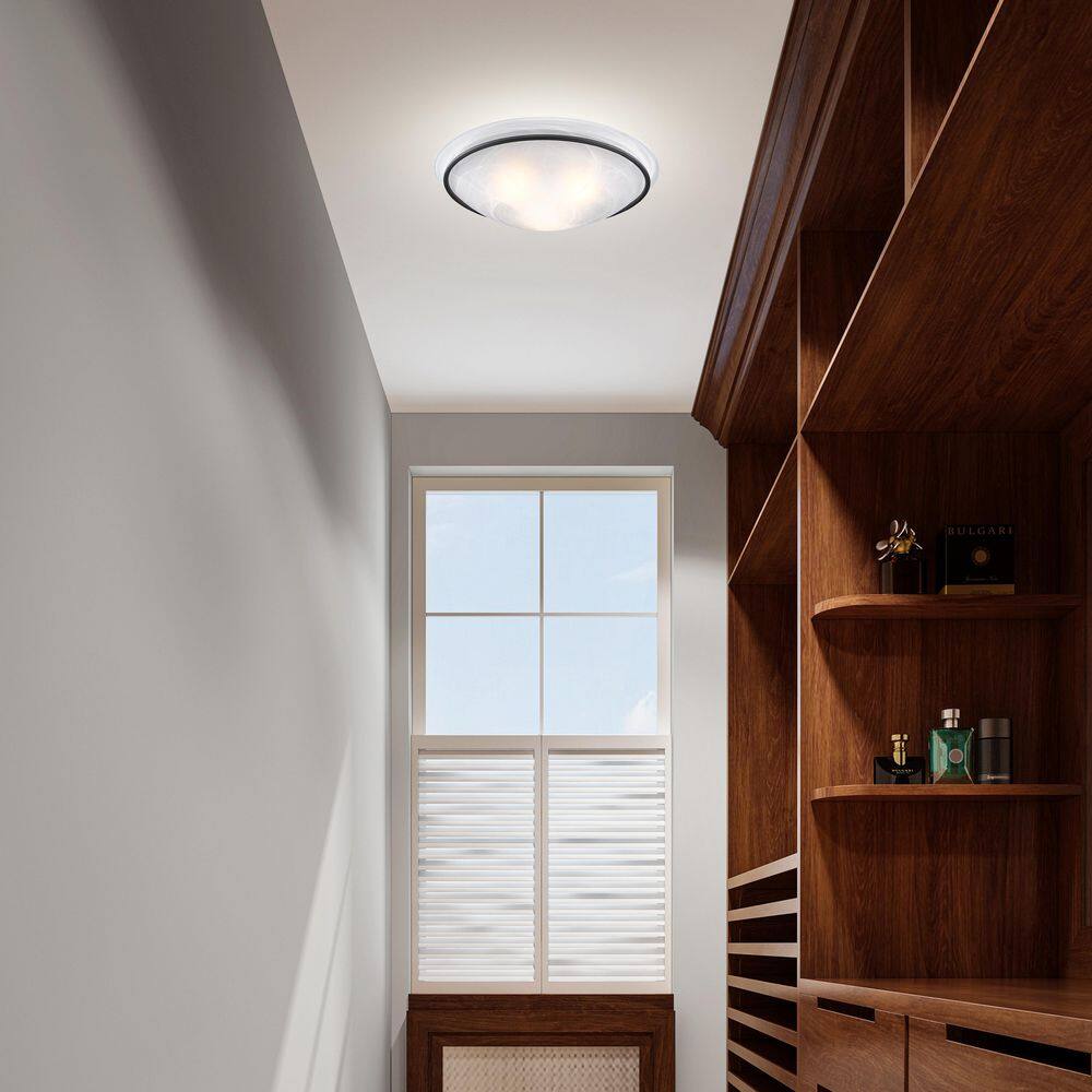 Newburgh Bronze 3-Light Semi-Flush Mount with Alabaster Glass