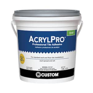 AcrylPro 1 Gal. (4 qt.) Tile & Stone 72 Hr. Dry Time Tile Professional Tile Adhesive