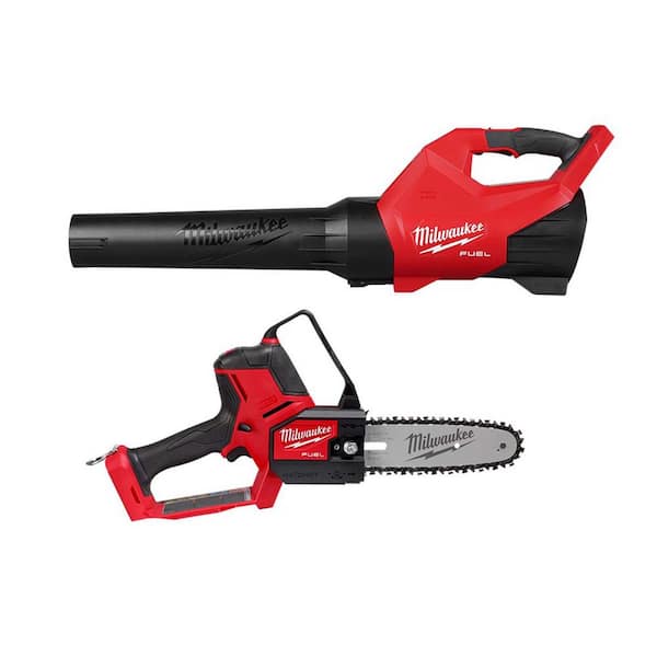M18 FUEL 120 MPH 500 CFM 18V Lithium-Ion Brushless Cordless Handheld Blower w/M18 FUEL Hatchet Pruning Saw (2-Tool)