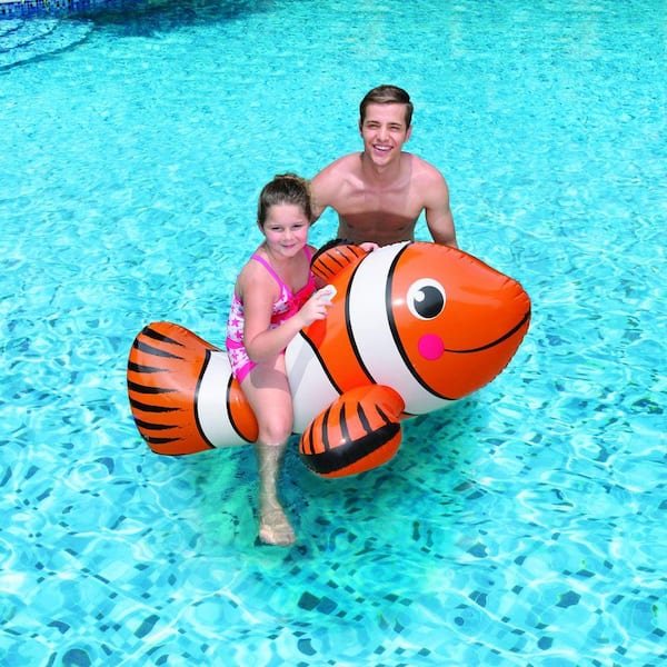 3 Pack 6” Inflatable Colorfull Mini Fish New Decoration Pool Toy 