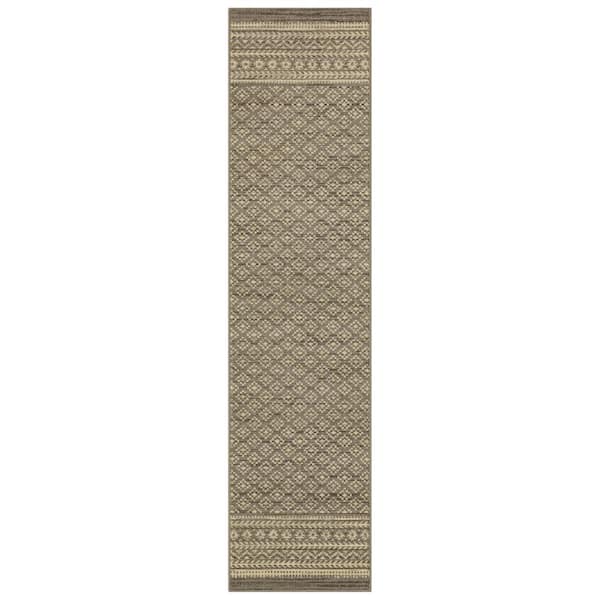 Mohawk Home Bibury Grey 2 ft. x 8 ft. Runner Rug