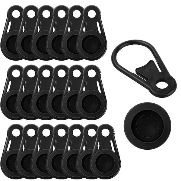 20-Pieces Heavy Duty Shade Cloth Lock Grip Sun Shade Plastic Clips Clamp for Anti Bird Netting, Canopy Accessories