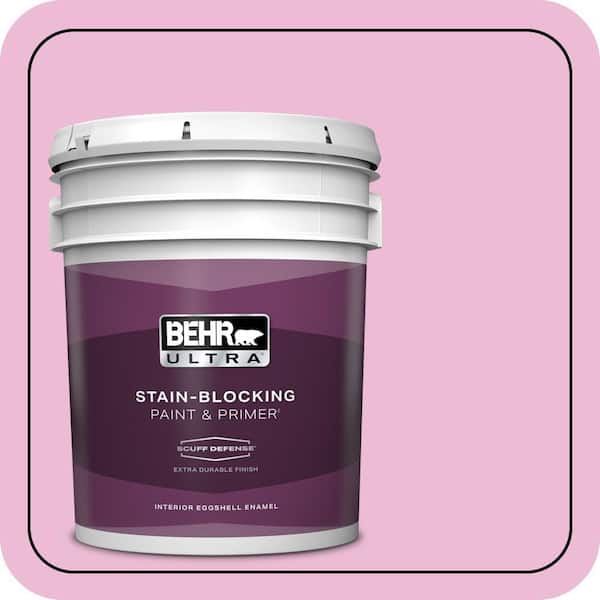 BEHR ULTRA 5 gal. #690A-3 Sweet Taffy Extra Durable Eggshell Enamel Interior Paint & Primer