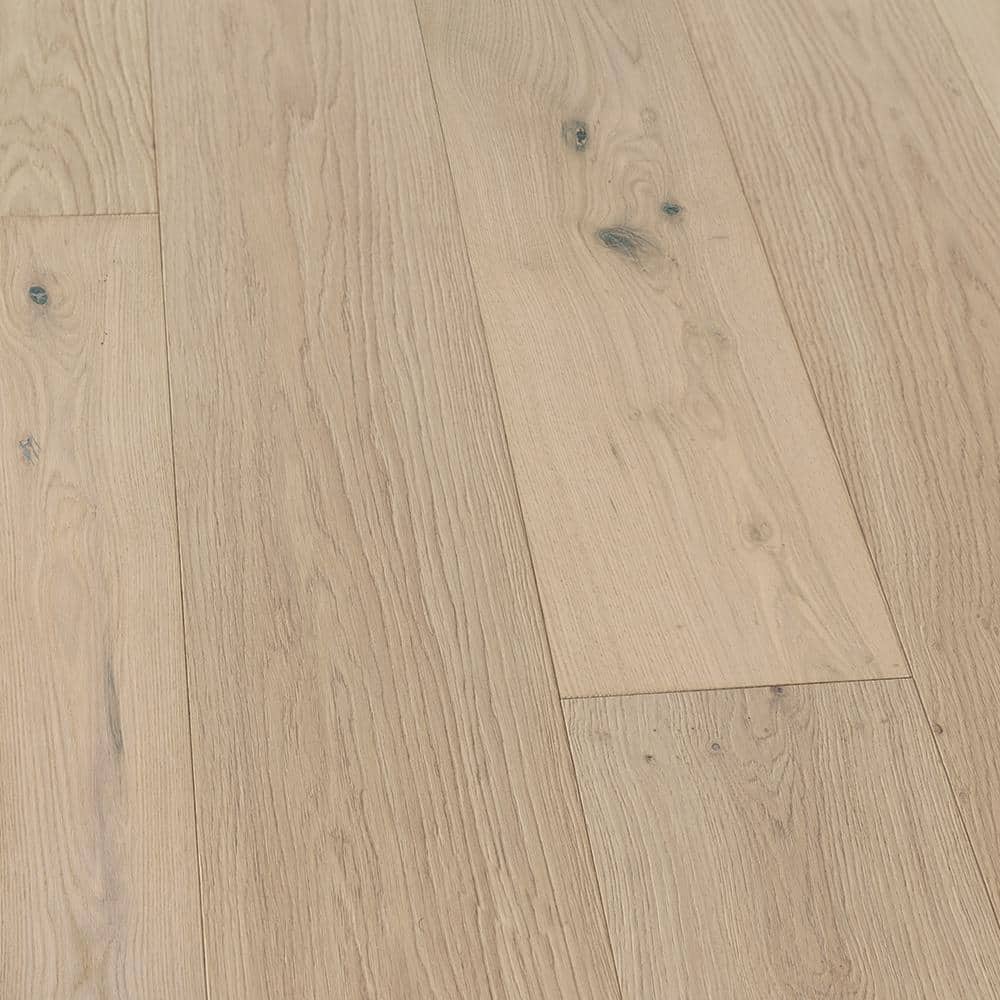 Torrey French Oak 9/16 in. T x 7.5 in. W Tongue & Groove Wire Brushed Engineered Hardwood Flooring (23.3 sq. ft./case) -  Malibu Wide Plank