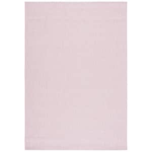 Courtyard Soft Pink 4 ft. x 6 ft. Dotted Diamond Indoor/Outdoor Patio  Area Rug