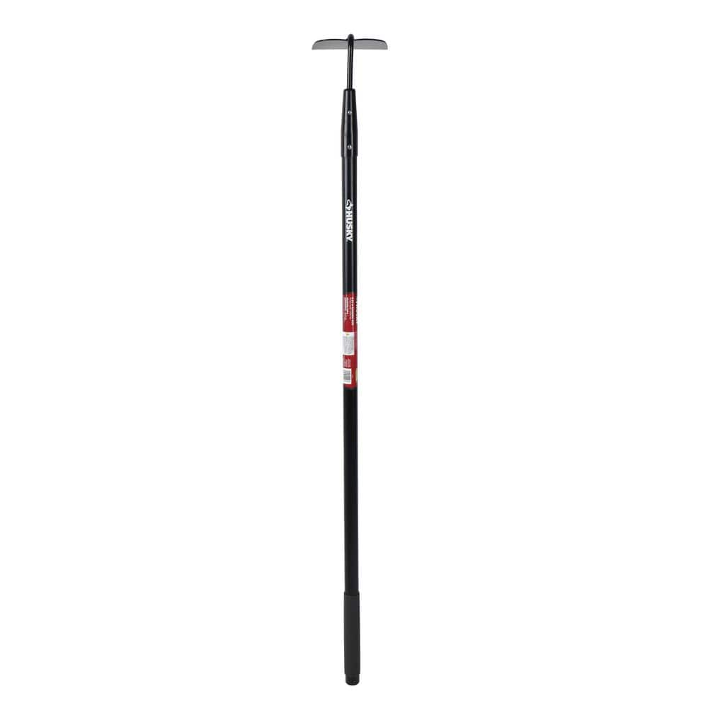 Husky 51 in. L Fiberglass Handle 6.25 in. Garden Hoe with Grip 618036 ...