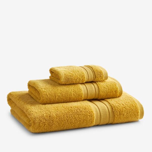 Yellow Cotton Bath Sheet Towel