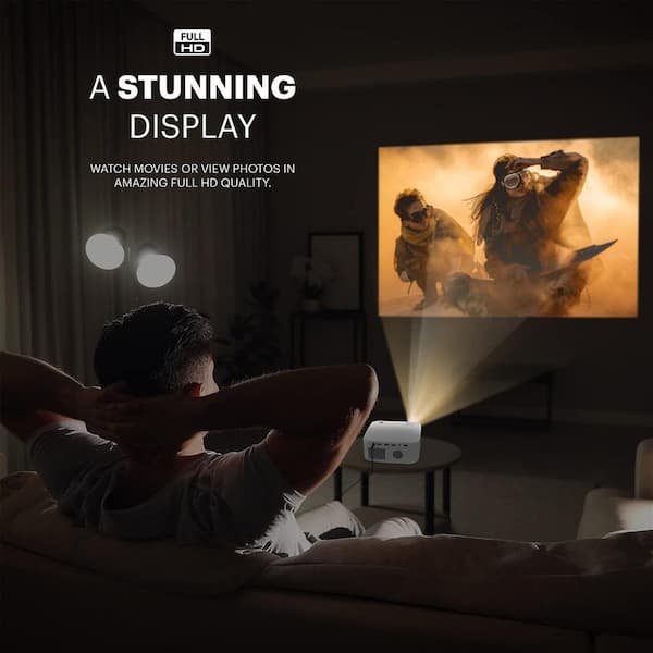 Kodak FLIK X10 Multimedia Home Projector, HD Native 1920 x 1080