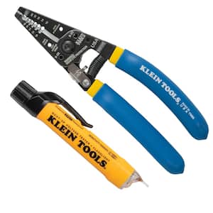 2-Piece Voltage Tester and Wire Stripper Tool Set