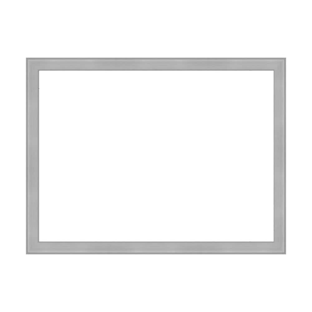 Mirror Makeover VistBrushed Nickel 49.25 in. W x 37.25 in. H Bathroom Mirror Frame Border Kit-Fits a 48 x 36 Mirror price history on PriceWatchPro