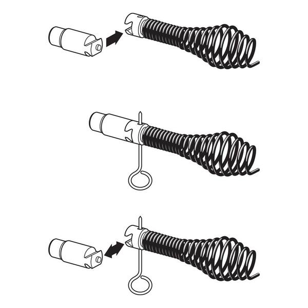 RIDGID K-6P XL Toilet Auger with Unclogging 6 ft. Snake