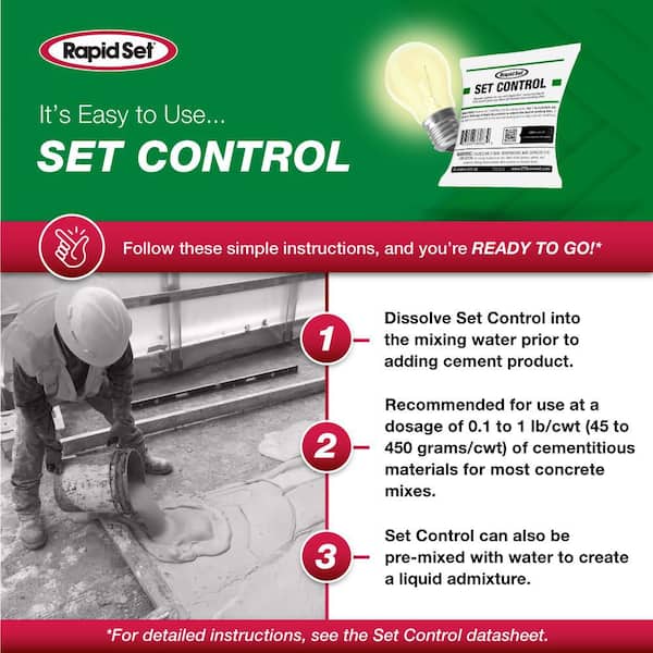 Rapid Set - 0.88 oz. Concrete Pharmacy Set Control