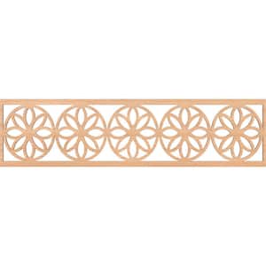Blume Fretwork 0.25 in. D x 47 in. W x 12 in. L Hickory Wood Panel Moulding