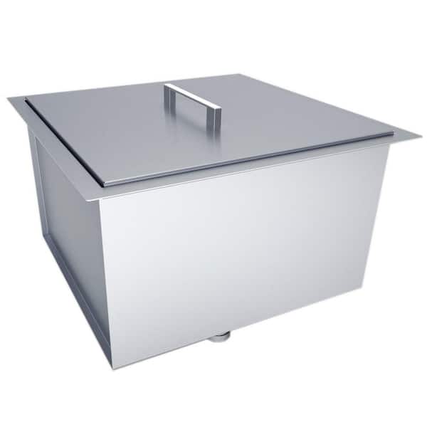 Sunstone Over/Under 20 in. x 12 in. Height Single Basin Sink with Cover