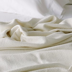 Organic Cotton Solid Woven Blanket
