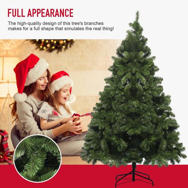 LATTOY 7 ft. Feel Real Downswept Douglas Fir Hinged Artificial