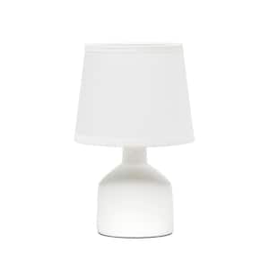 9.4 in. Off White Mini Bocksbeutal Concrete Table Lamp