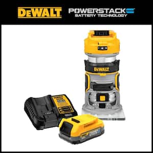 DEWALT 20V MAX XR Cordless Brushless Compact Fixed Base Router and