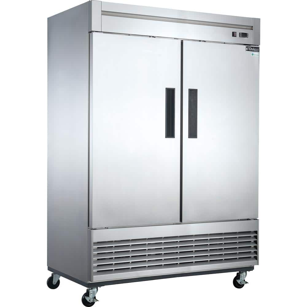 Dukers 40.7 cu. Ft. 2Door Commercial Upright Freezer in Stainless