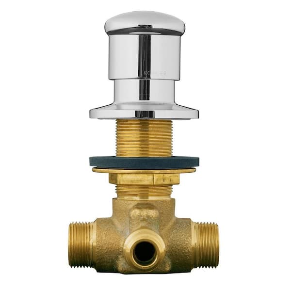 KOHLER Deck Mount 2-Way Diverter Valve in Vibrant Polished Nickel