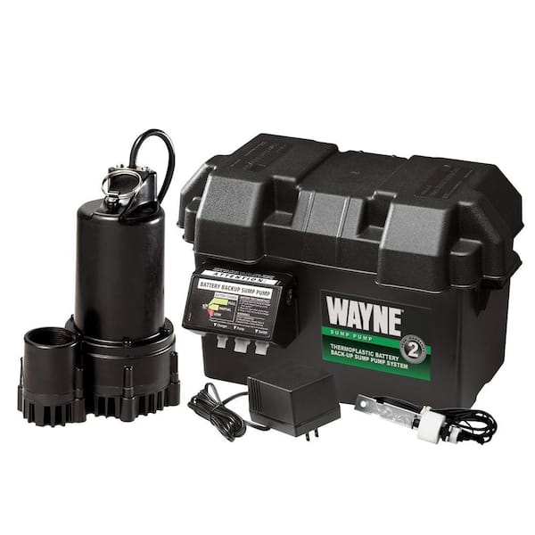 Wayne 1/3 HP - 12-Volt Battery Backup Sump Pump System