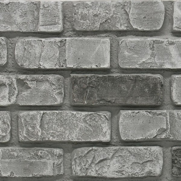 Used Brick 11 in. x 11 in. Cape Cod Faux Brick Siding Sample