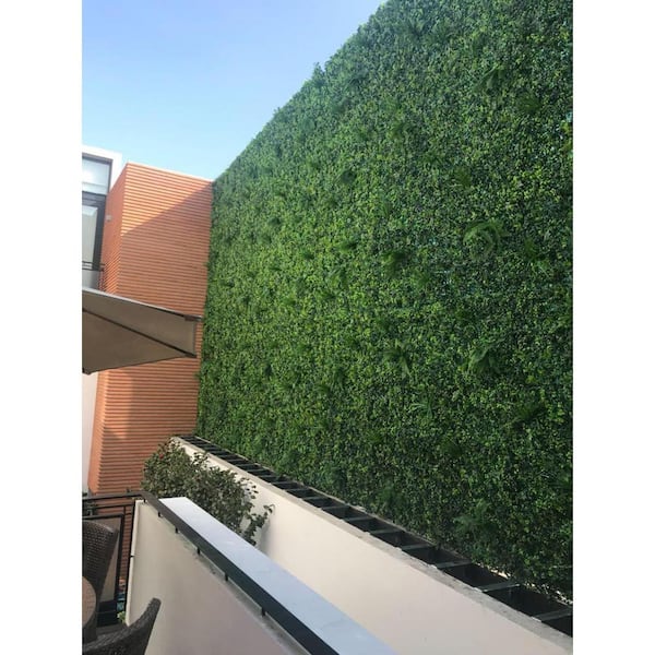 Green Smart Dekor 39.37 in. x 39.37 in. Green Artificial Jade Wall
