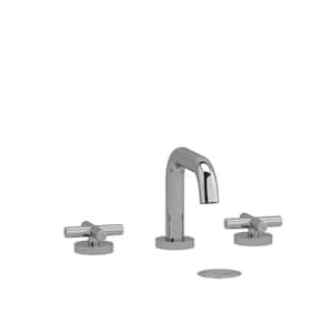 Riu 8 in. Widespread Double Handle Bathroom Faucet in Chrome