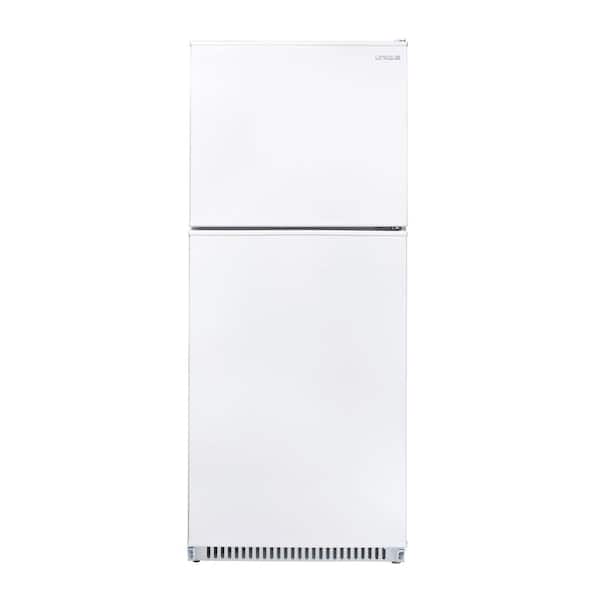 Unique 16.6 cu. ft. 470 L Solar DC Top Freezer Refrigerator Danfoss/Secop Compressor in White