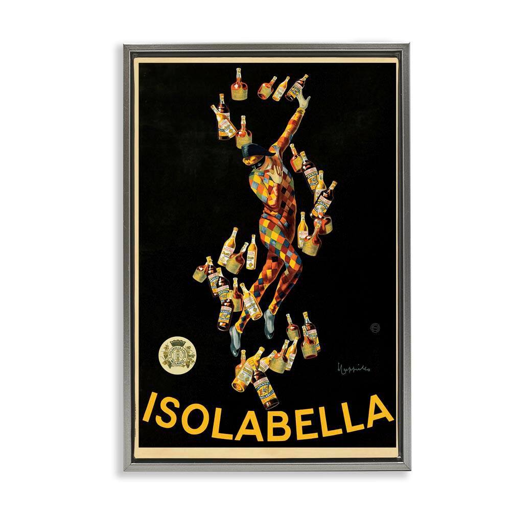 Isolabella Vintage Ad by Vintage Poster Gray Floater Frame Food Graphic Art Print 25 in. x 17 in. price history on PriceWatchPro