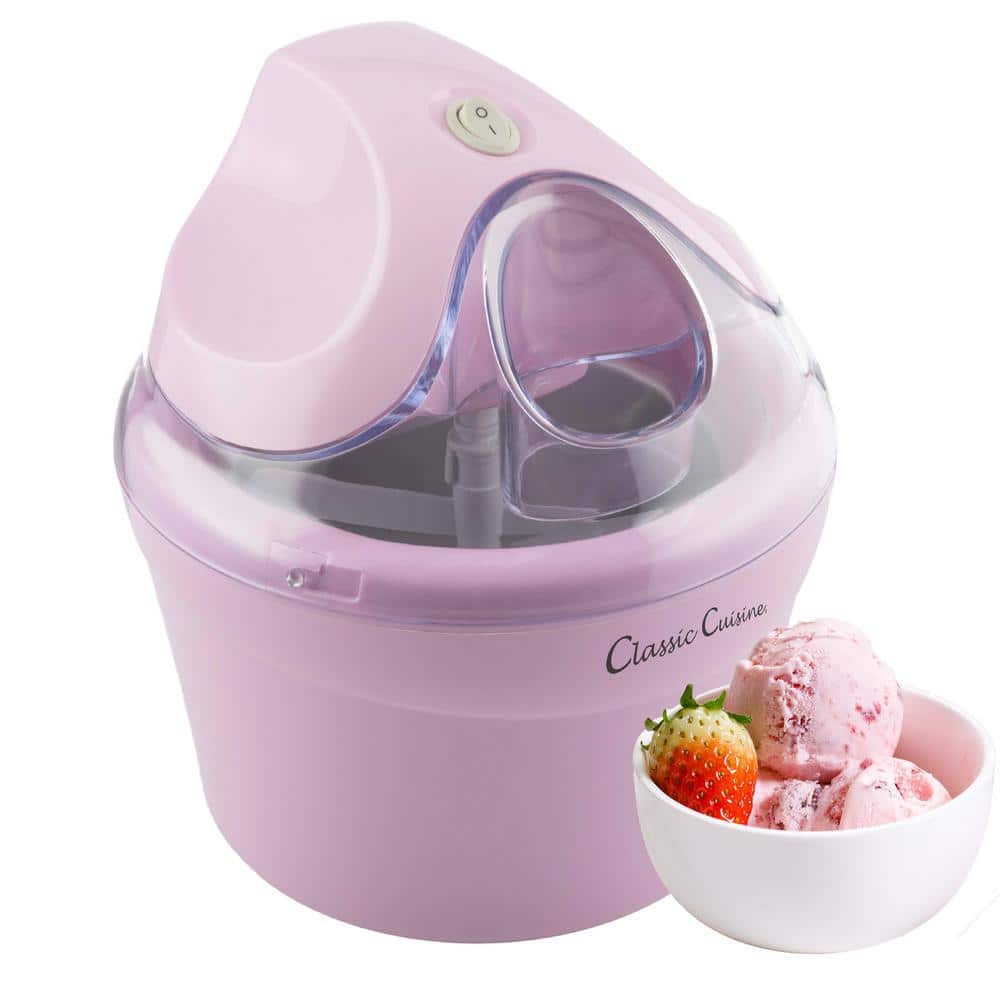 Classic Cuisine 1 qt. Ice Cream Maker, Pink